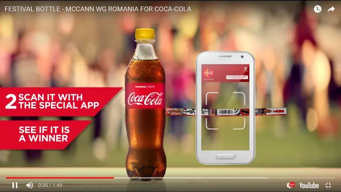 coca cola festival bottle