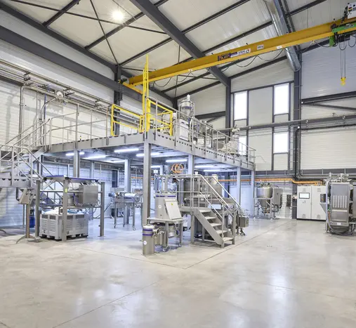 Le PDC (Product Development Center) de 300 m² permet de reproduire à l'échelle pilote, les process des partenaires de Tetra Pak.