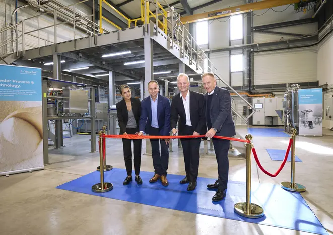 Marie Cécile Tardieu (Business France), François-Xavier Barbey, Charles Brand et Peter Lindstrom (