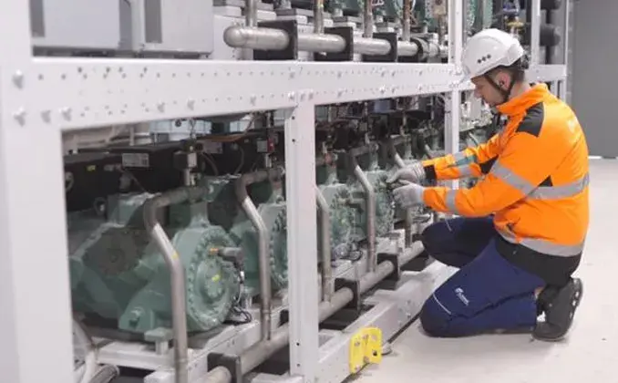 La récupération de chaleur sur les compresseurs permet de réutiliser 250 kW d’énergie.