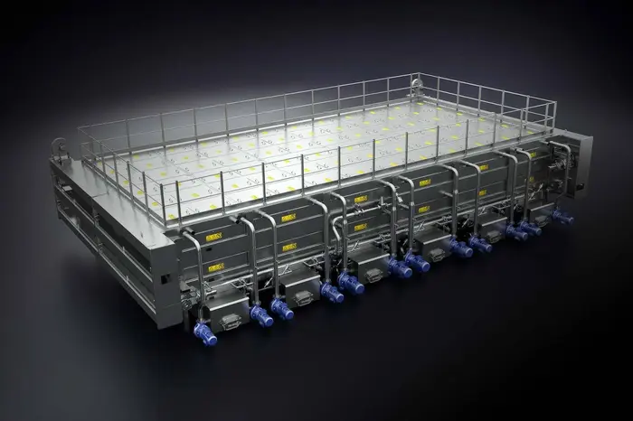 Le pasteurisateur Swing Evo de Sidel est un tunnel modulaire dédié pour la filière brassicole.