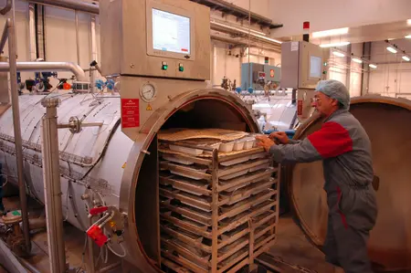 autoclaves sortie barquettes