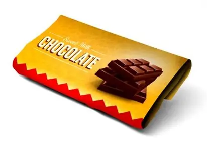 schur pochette refermable chocolat