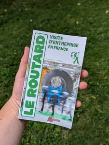 Photo : Cette année de la troisième édition du guide du routard de la visite d'entreprise 2025 qu