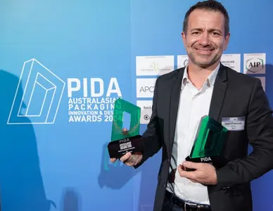 Lors des Australian PIDA (Packaging innovation & design awards), Jean-François Roiron a obtenu la p