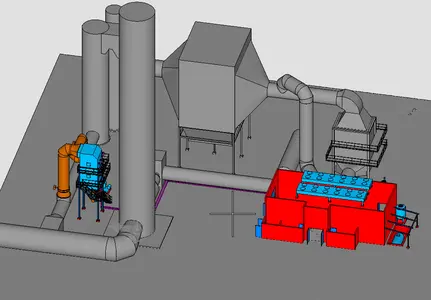 Dalkia va installer un échangeur et un vaporisateur de 2,3 MW directement sur les deux cheminées d