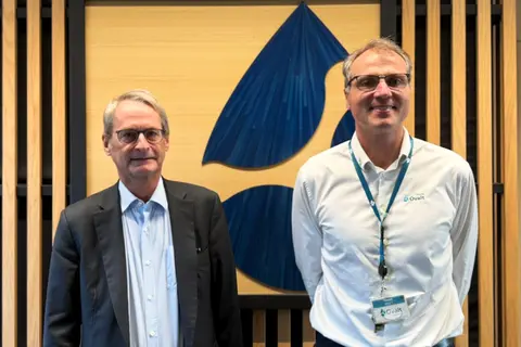 Jean de Vauxclairs, président de CEME et Vincent Rault, président d’Ovalt.