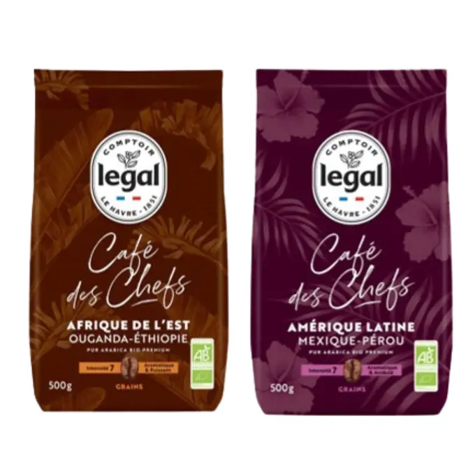 Legal Grain – Café des Chefs, lancé en P11 2023 (DV 29), obtient 812 k€ sur l'année, en s'imposant comme une offre premium sur le café en grai