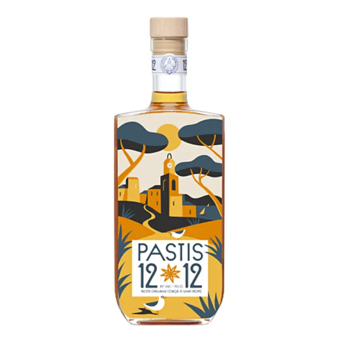 Pastis 1212, lancé en P6 2024 (DV 14), totalise 725 k€, et met en avant l'authenticité régionale sur le marché des apéritifs.