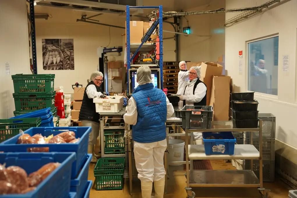 La zone d'expédition des produits finis est situé dans l'extension réalisée en 2022. 